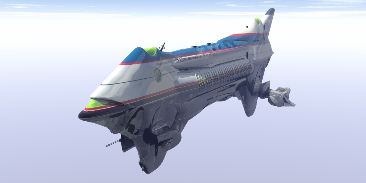 Supercruise Starliner 3D model_3