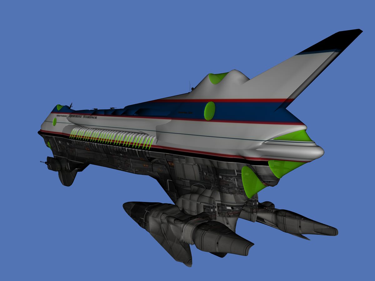 Supercruise Starliner 3D model_11