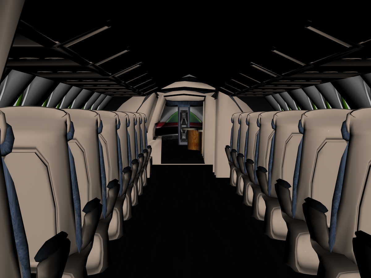 Supercruise Starliner 3D model_8