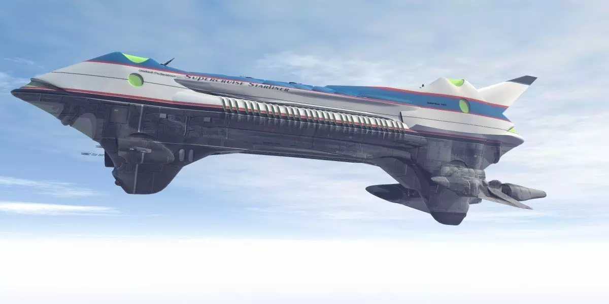Supercruise Starliner 3D model_0
