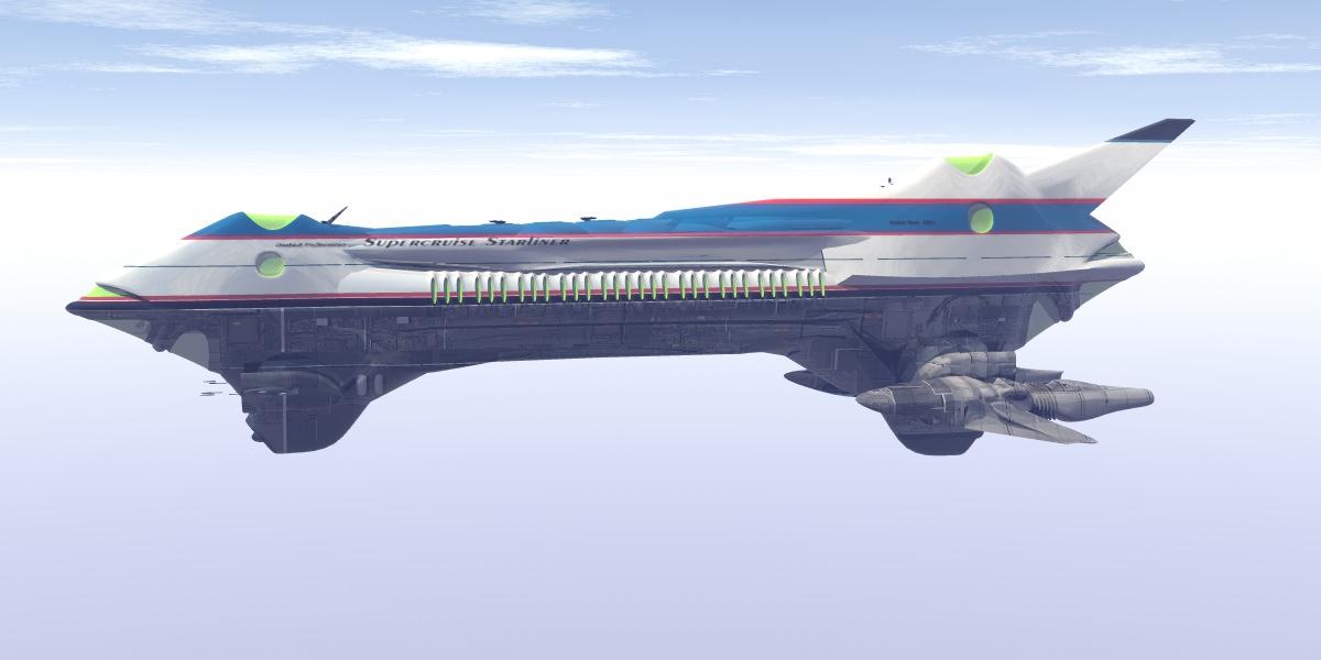 Supercruise Starliner 3D model_5
