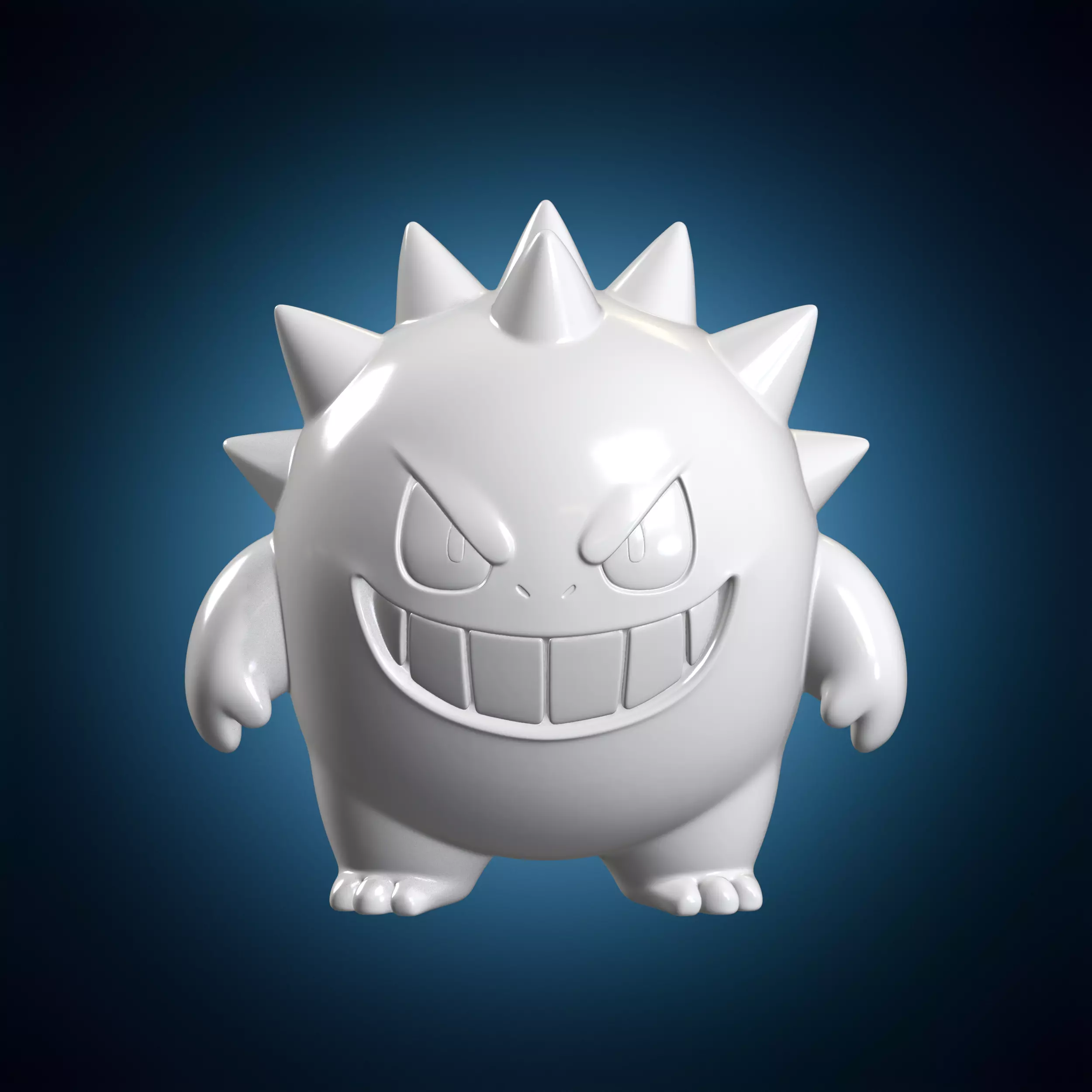 Classic Gengar 3D Print Model 3D print model