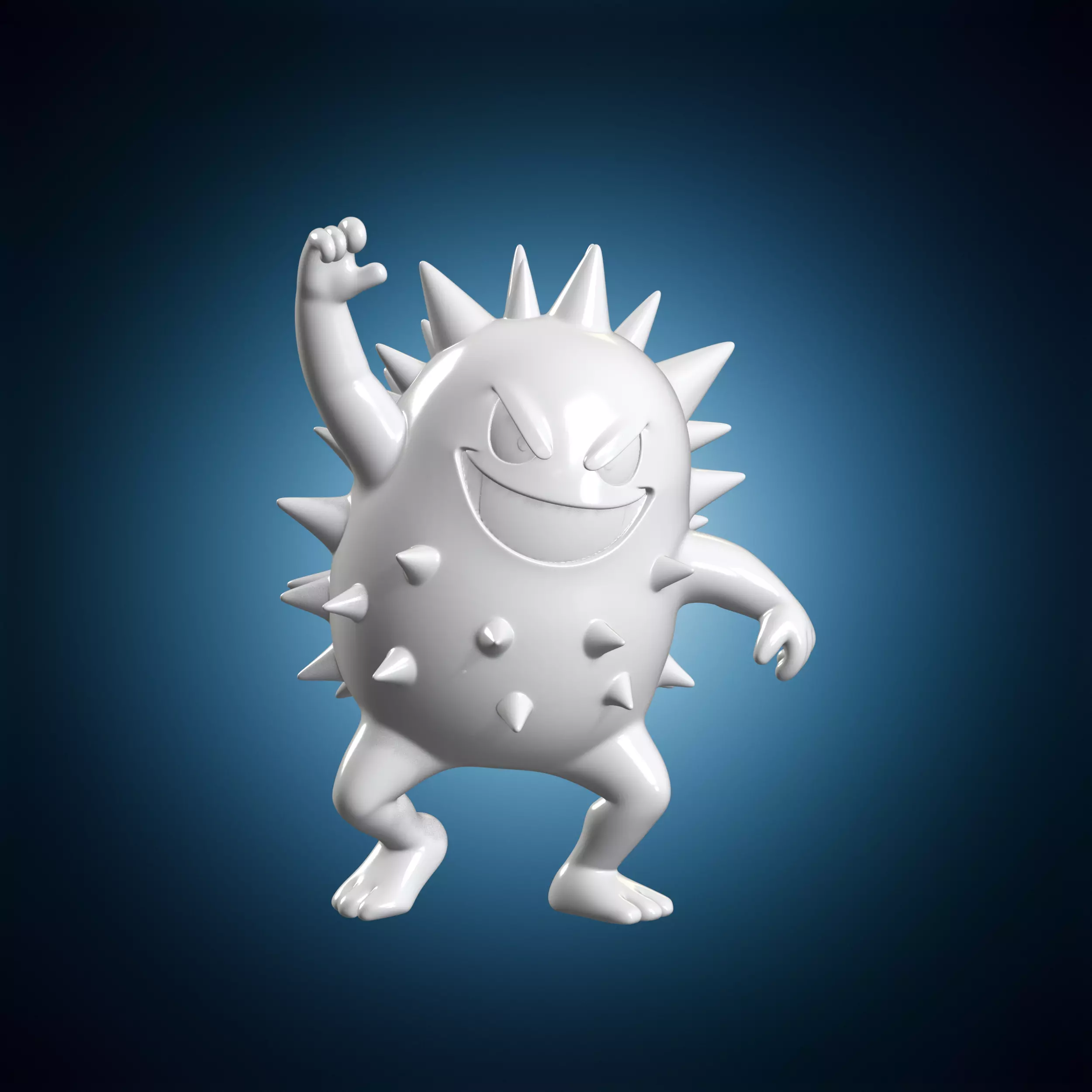 Dancing Gengar 3D Print Model 3D print model