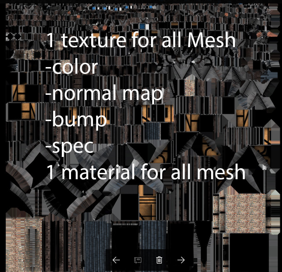 Medieval Town House Low-poly 3D model_18