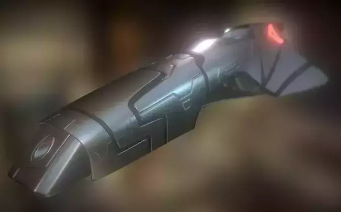 Spaceship - Keeper - High-Poly Version