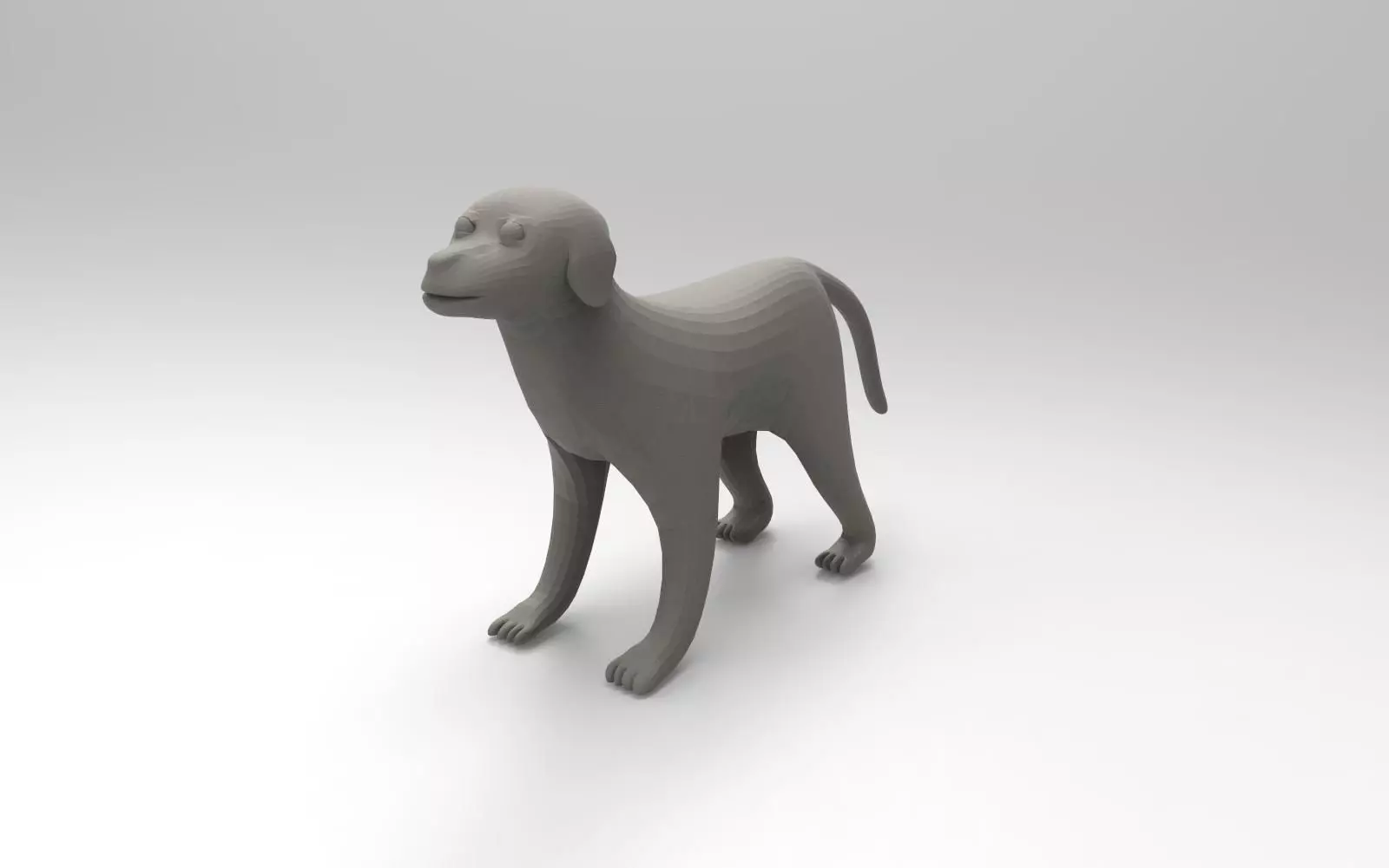 Dog 3D Model 3D print model_0