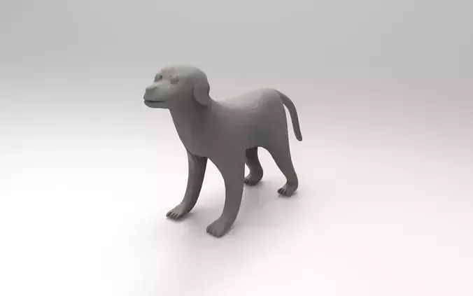 Dog 3D Model
