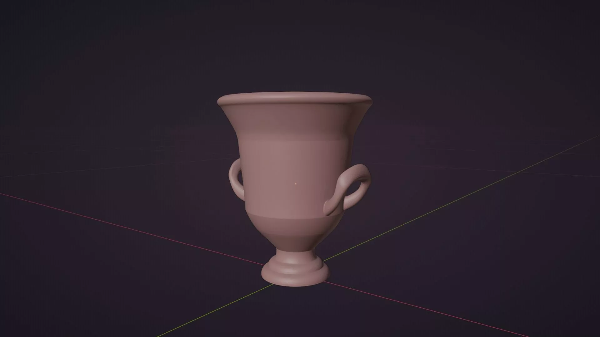 3D Printable Vase or krater with Handles Free 3D print model