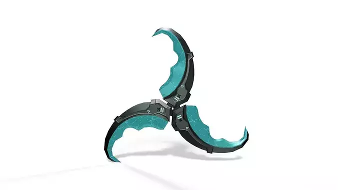 Futuristic Shuriken - Ninja Blade Weapon
