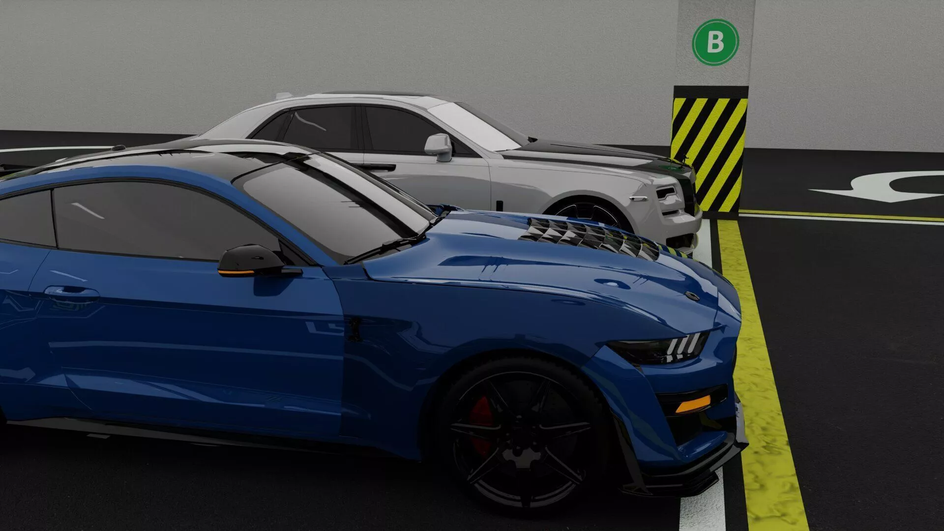 Underground Garage 3D model