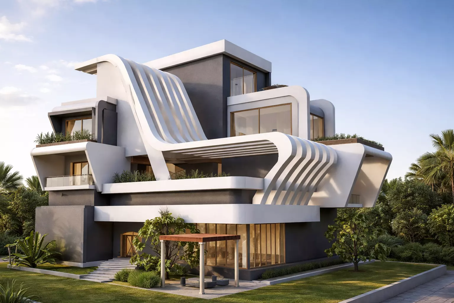 Modern Villa Free 3D model