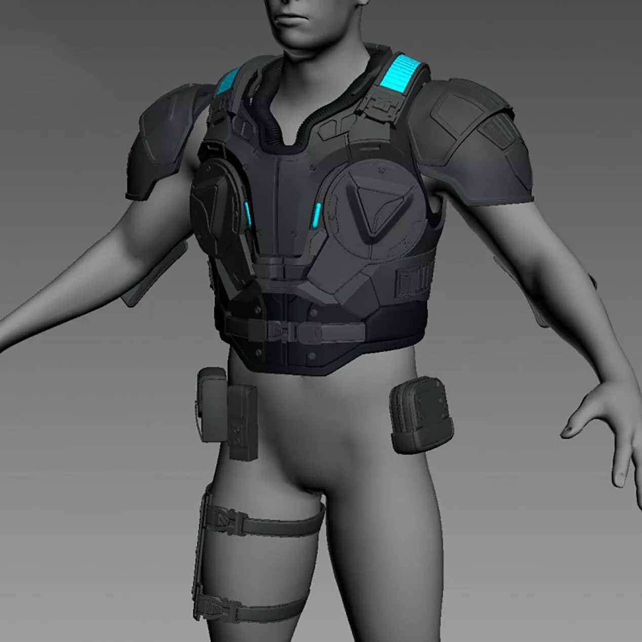 Fenix Gears of War 4 Full Body Armor Suit STL 3D Print Files 3D print model