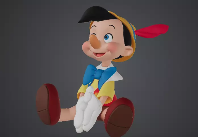 Pinocchio Walt Disney 3D print model