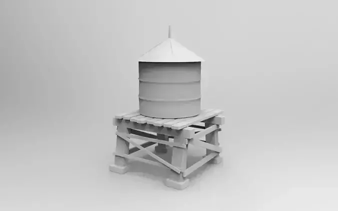 3D Printable Water Tower 