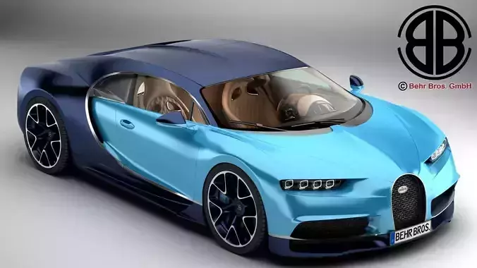 Bugatti Chiron 3D model