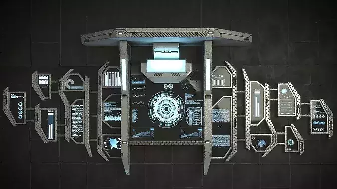 Sci Fi Wall Monitor
