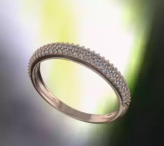 diamond pave light ring