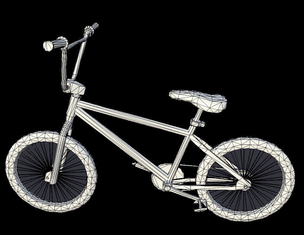 Bicycle - PBR - Textured Low-poly 3D model_4