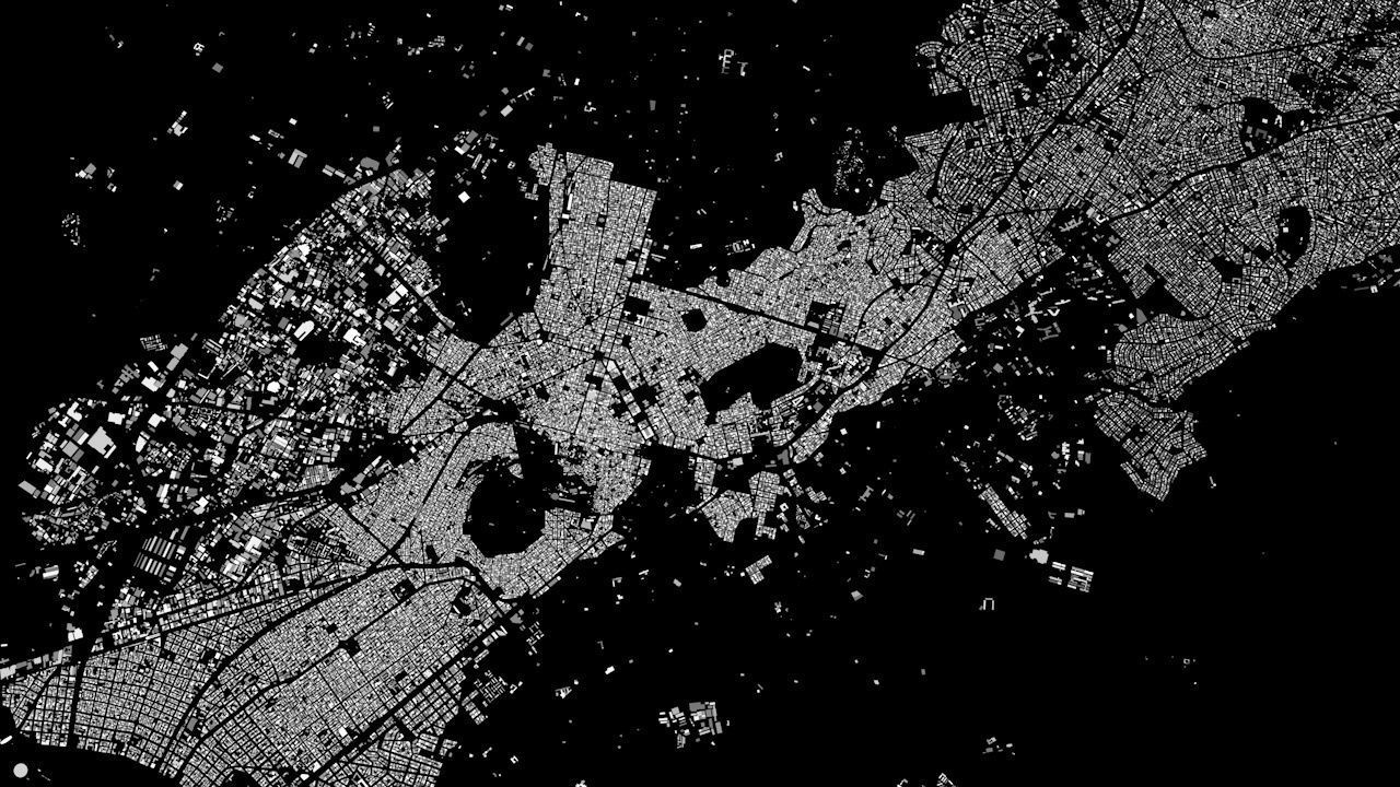 Athens Streets and Buildings 3D model_9