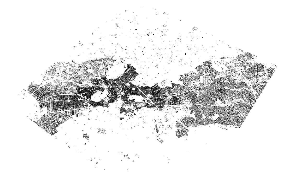 Athens Streets and Buildings 3D model_6