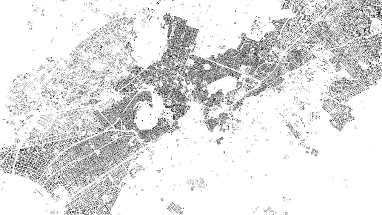 Athens Streets and Buildings 3D model_5