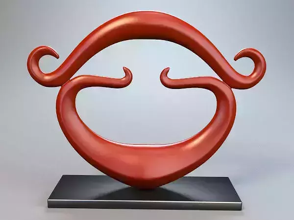 Abstract Figure 3D model