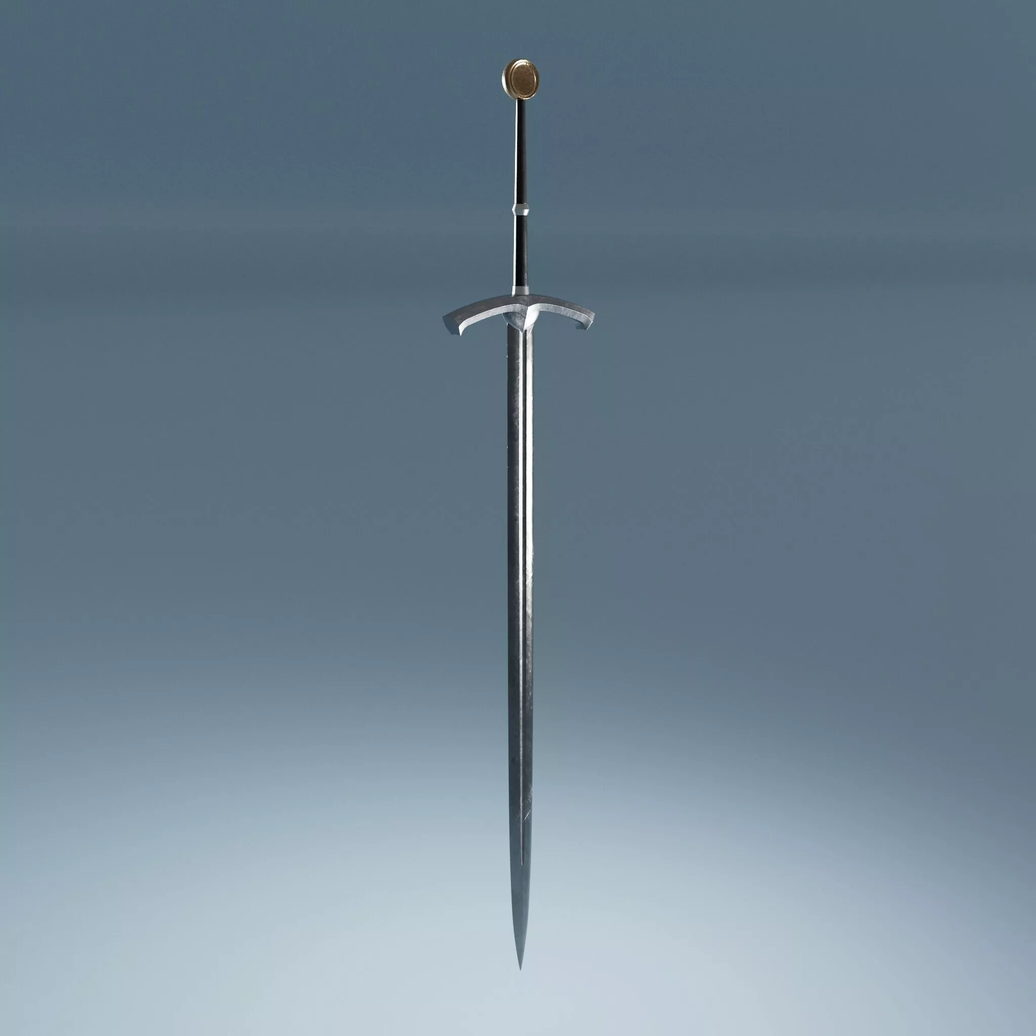 Medieval Sword 3D Model Rigged 3D model