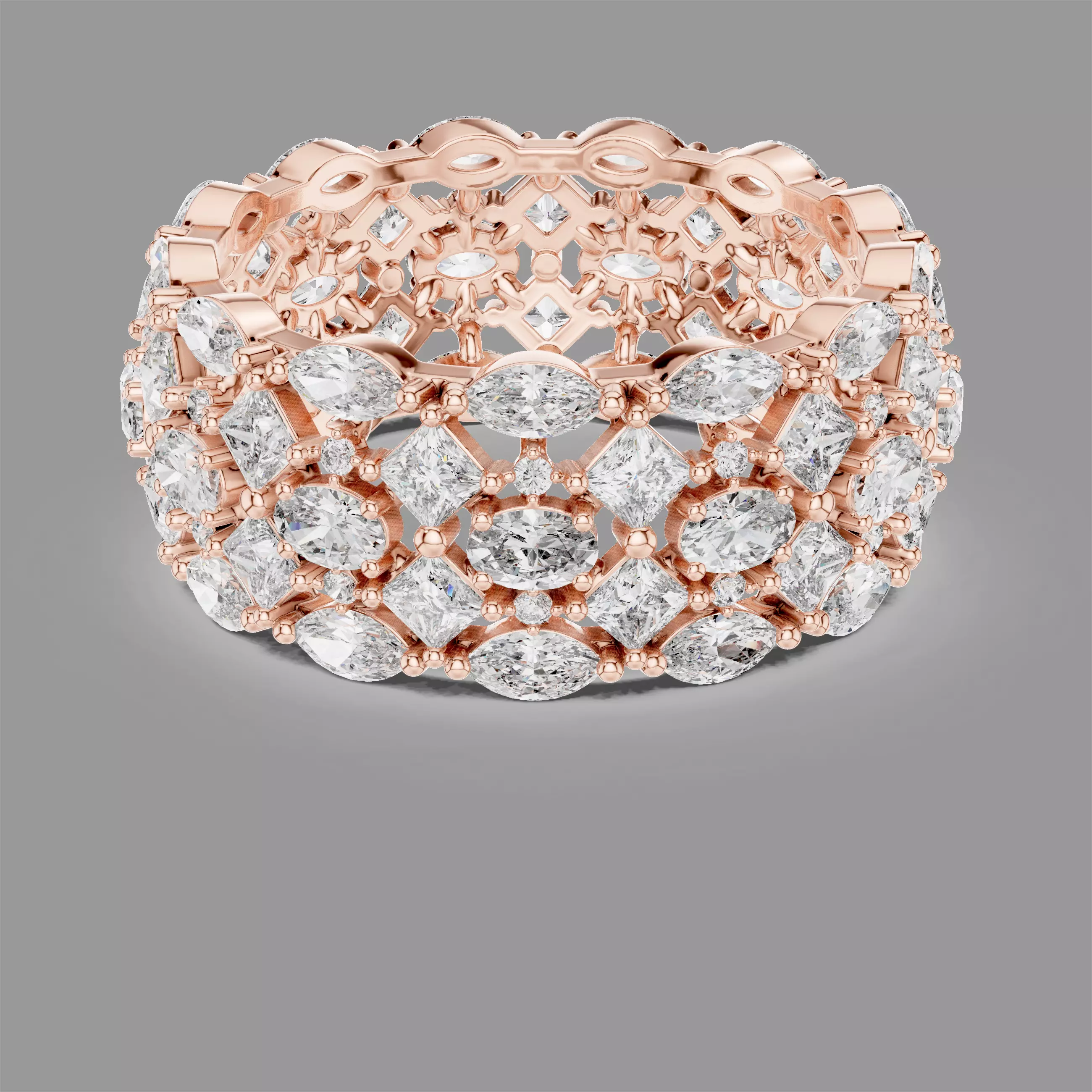 Eternity Band Ring 3D print model