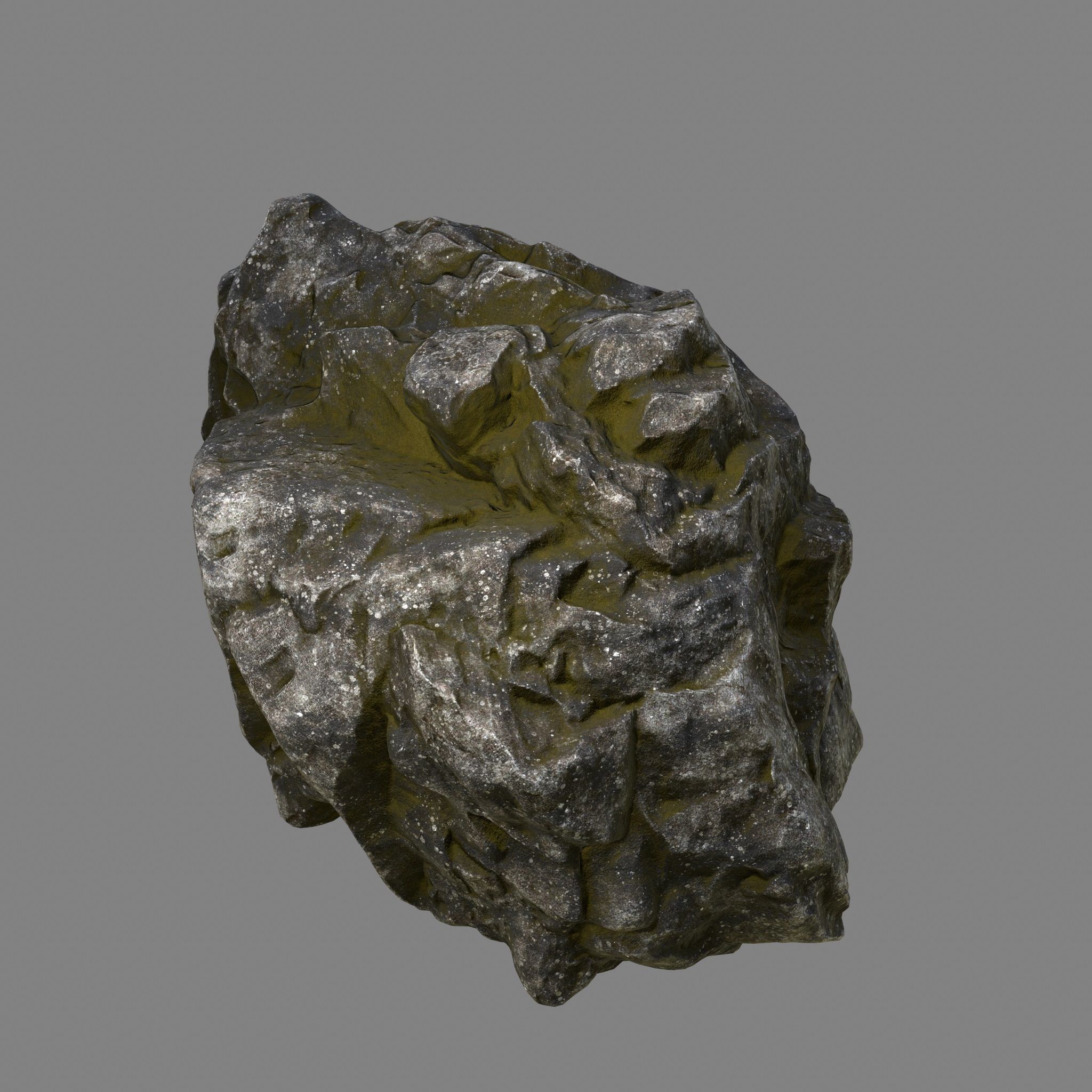 Rock Low-poly 3D model_11