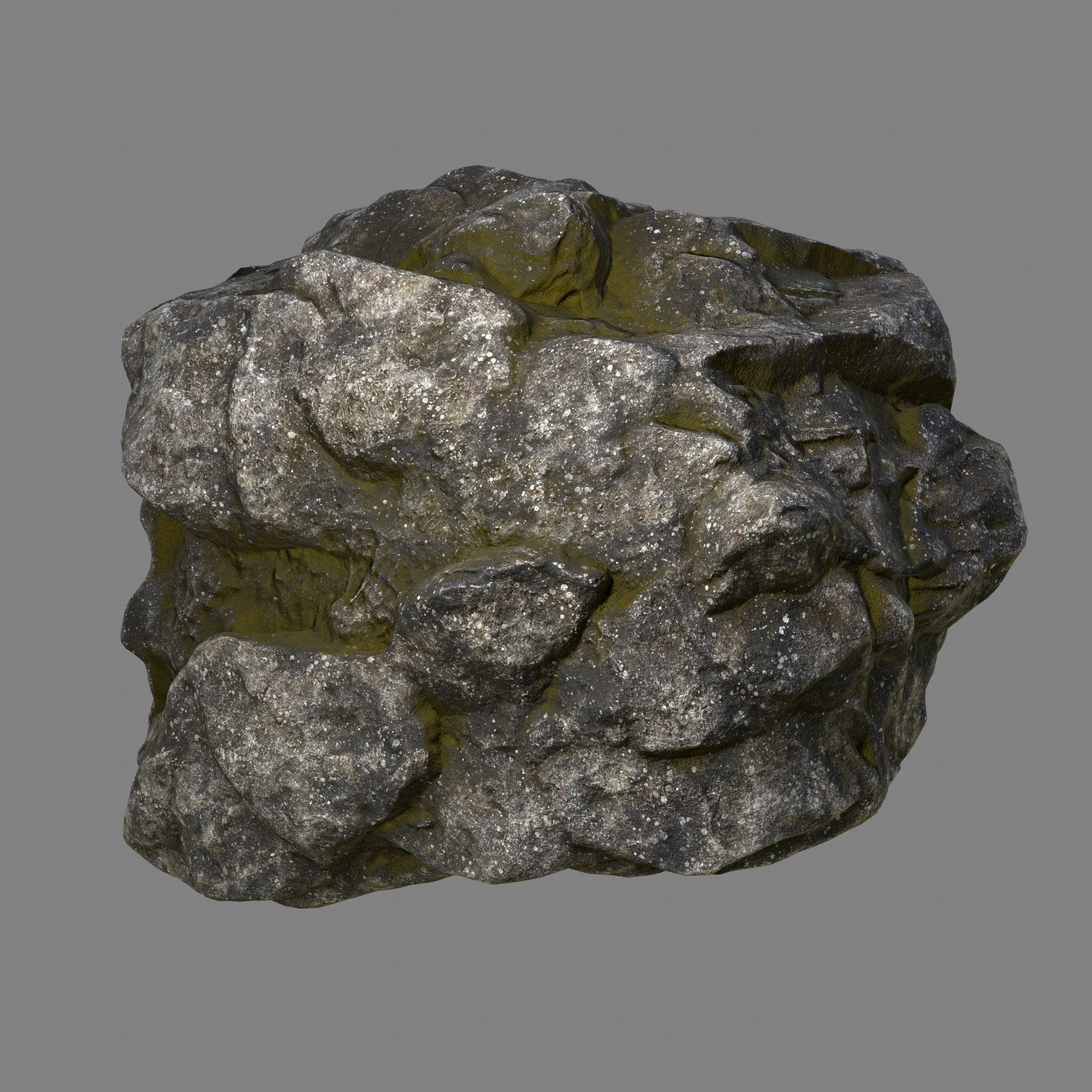 Rock Low-poly 3D model_14