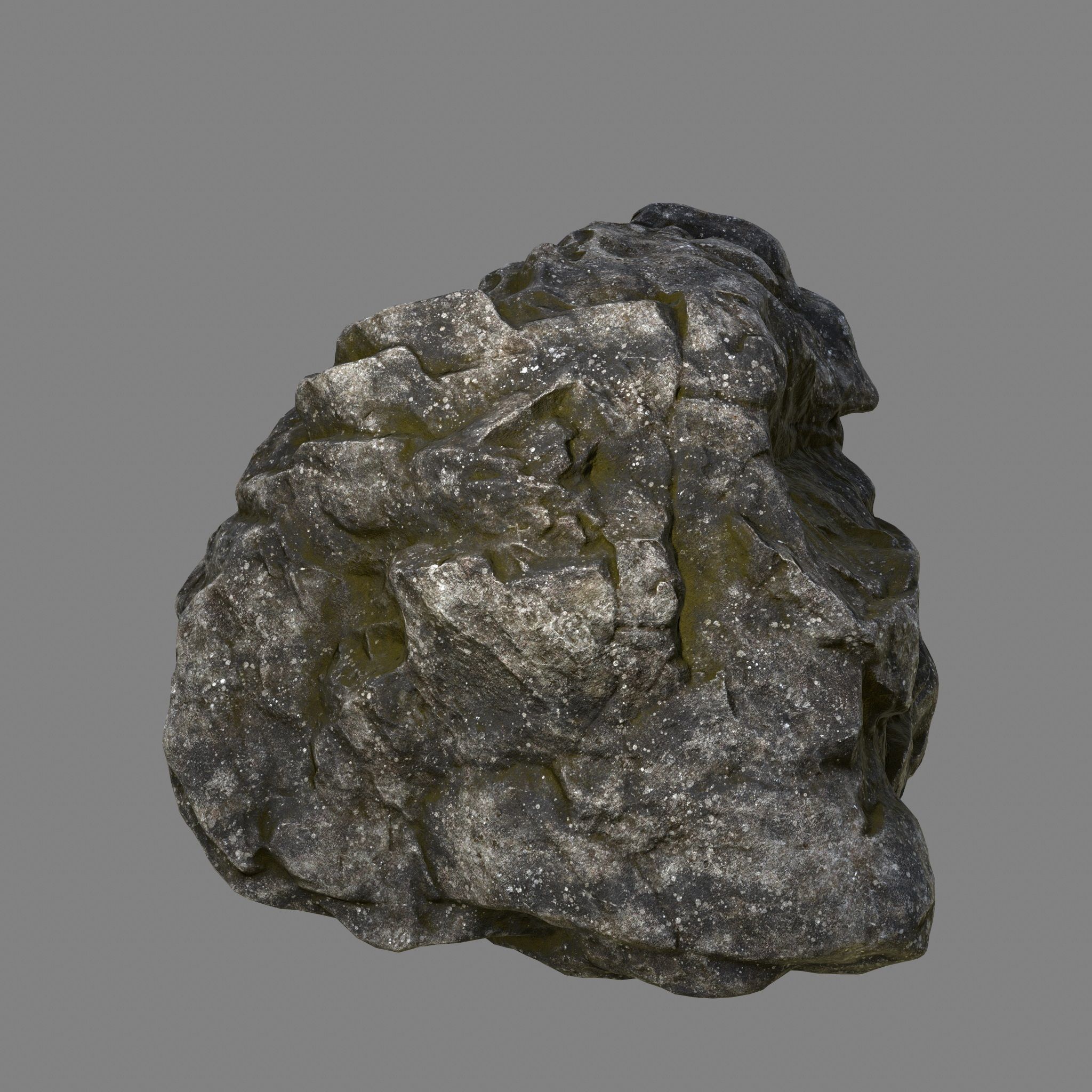Rock Low-poly 3D model_10