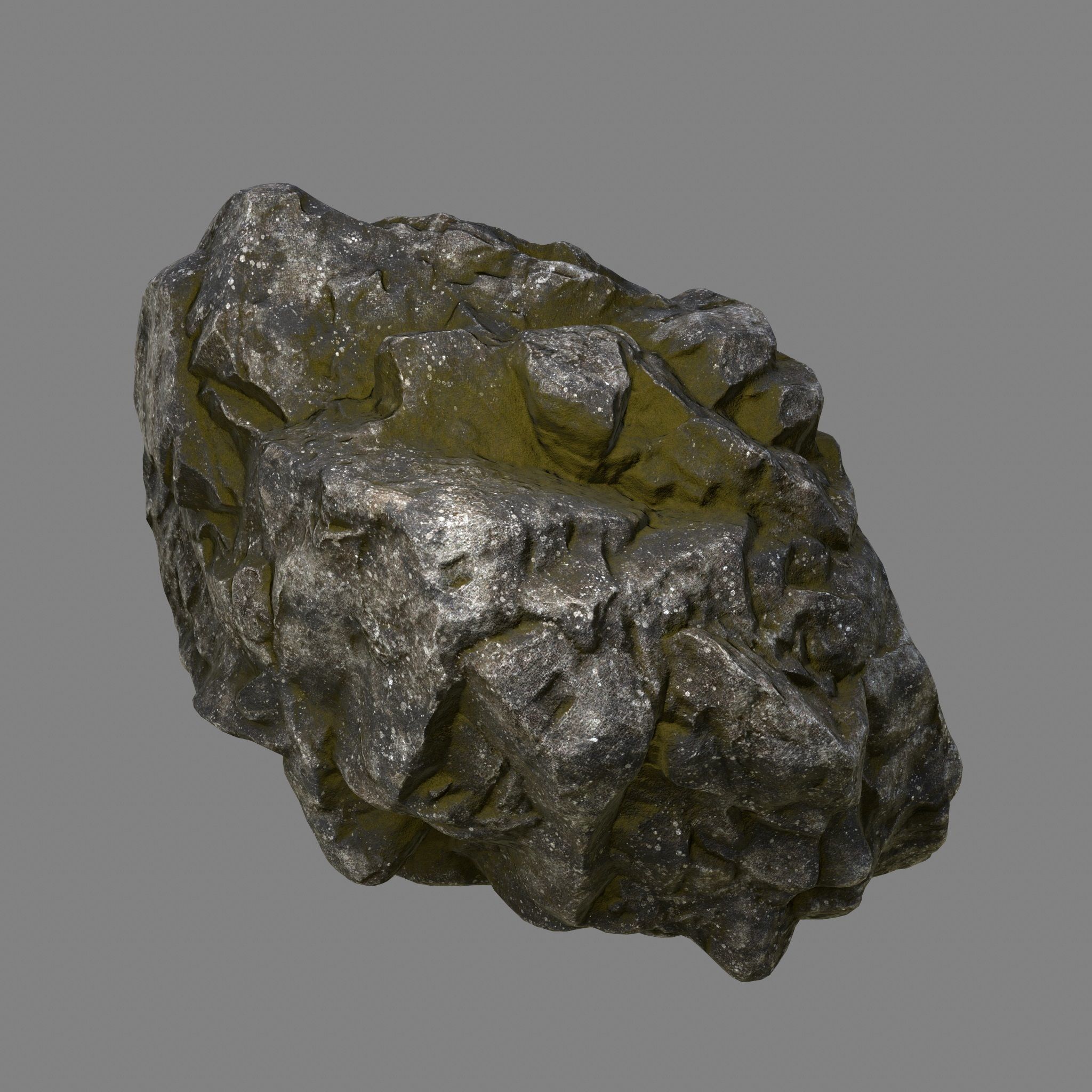 Rock Low-poly 3D model_12