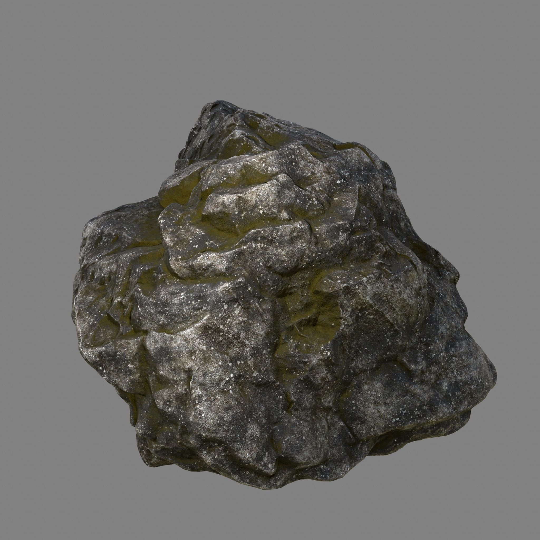 Rock Low-poly 3D model_13