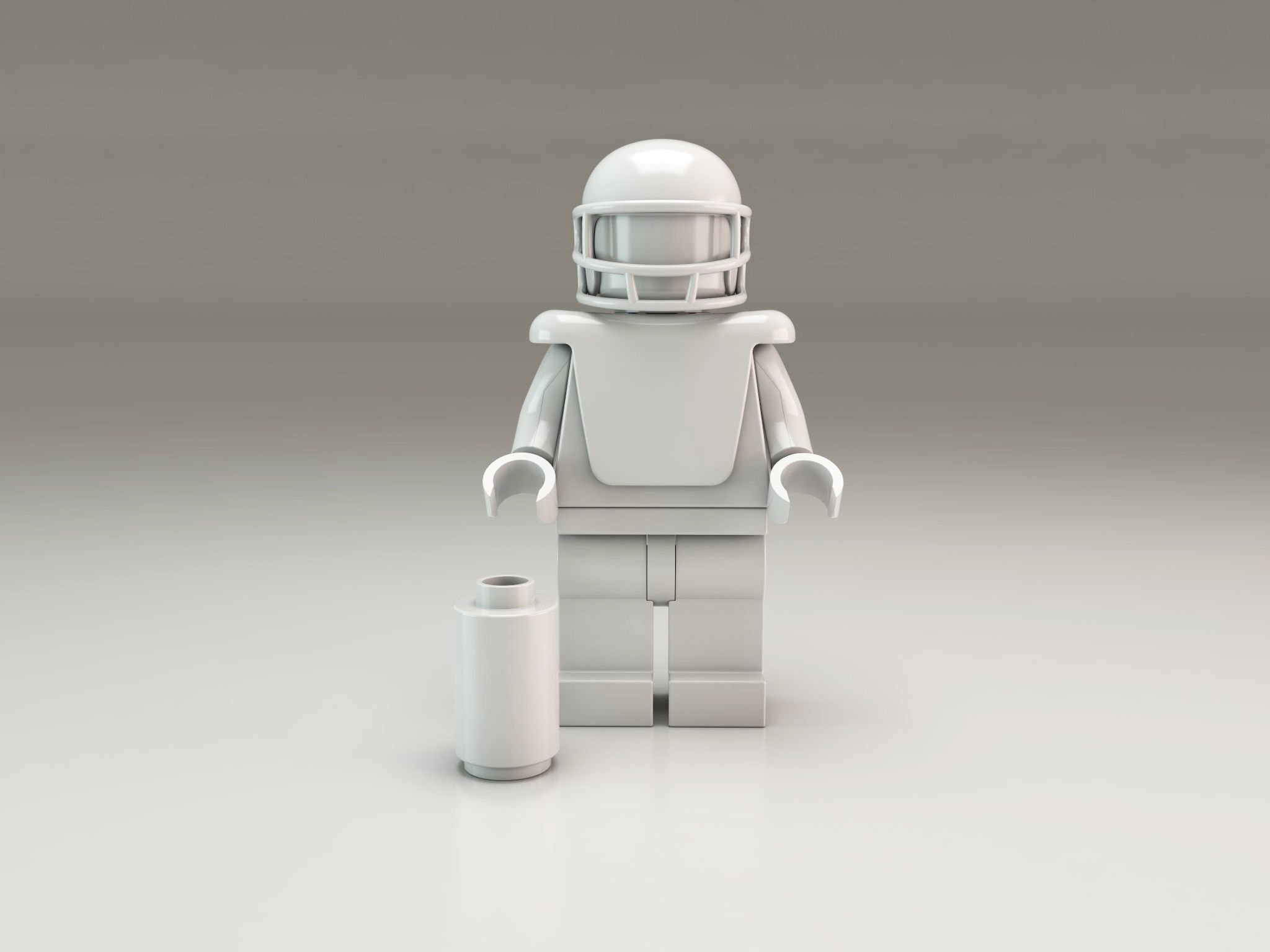 LEGO Tom Brady figure 3D model_3