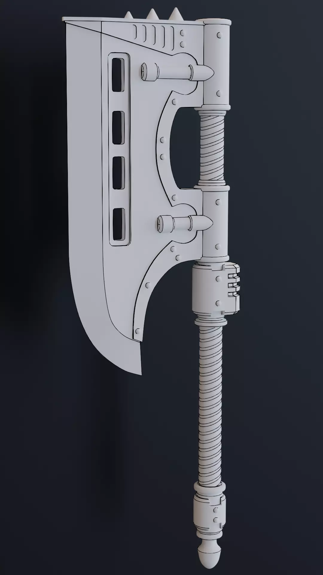 War Hams - Axe Sword and Shield For Cosplay 3D print model
