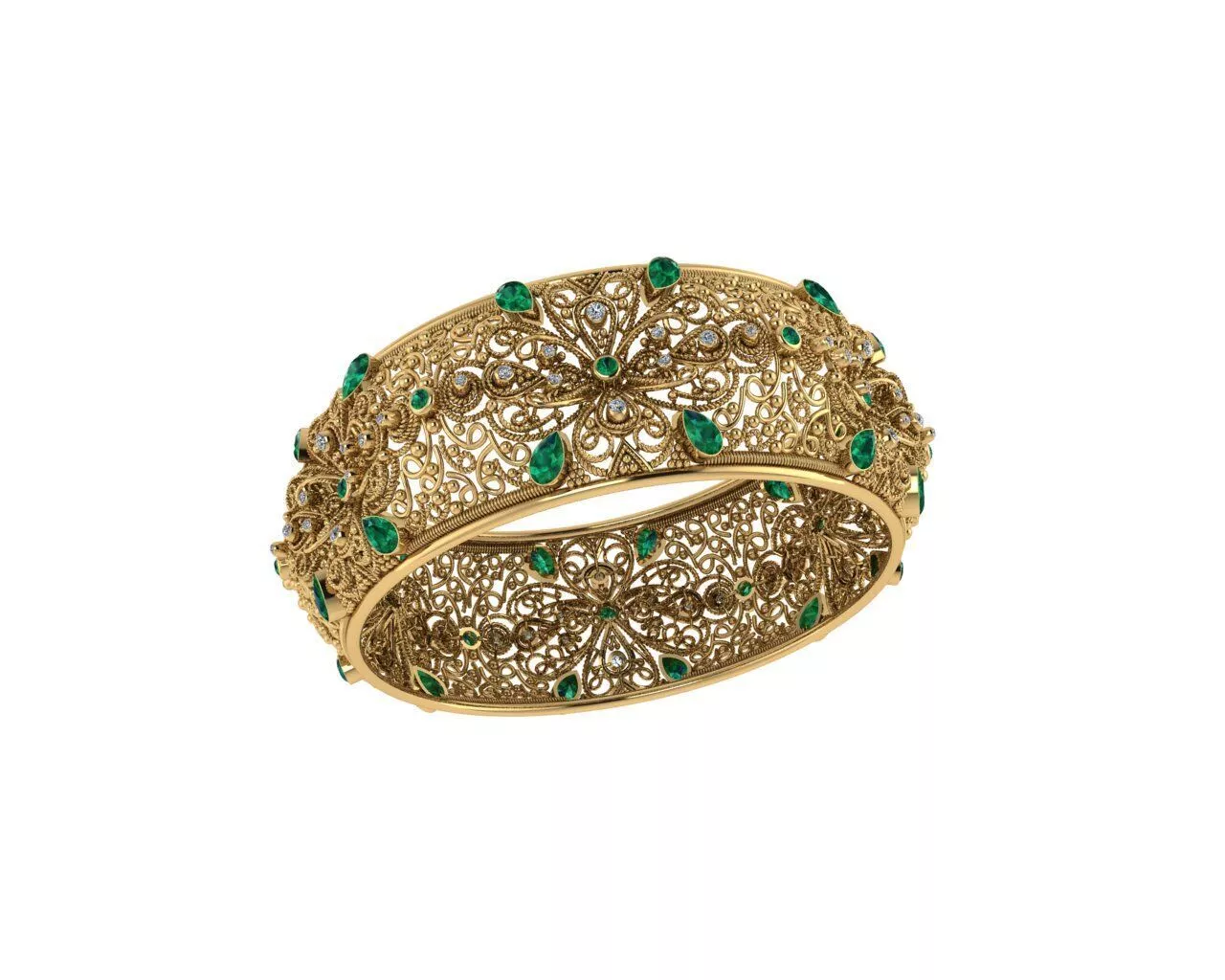 Indian Traditional Bracelets 3D print model