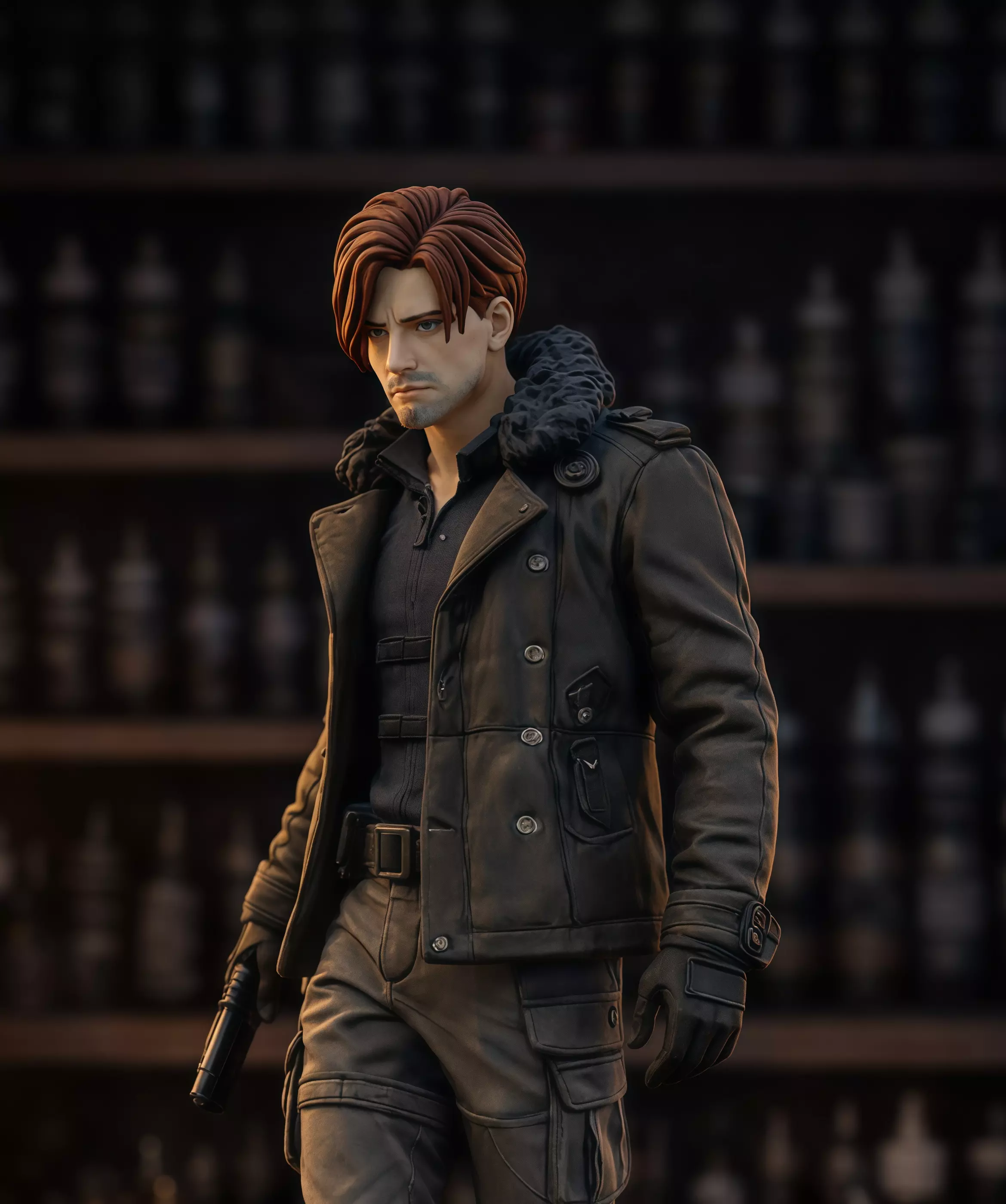 Leon S Kennedy Resident Evil Requiem stl - Zaen Art Studio 3D print model