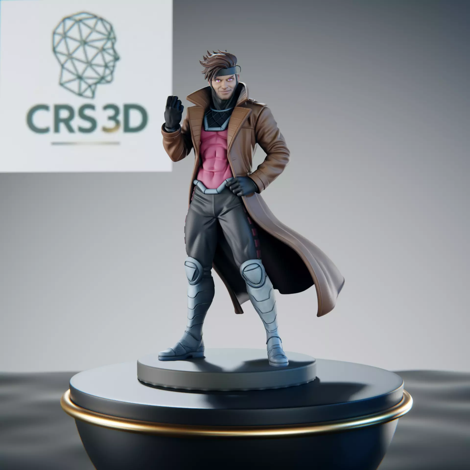 Gambit X-Men Marvel Mutant 3D print model
