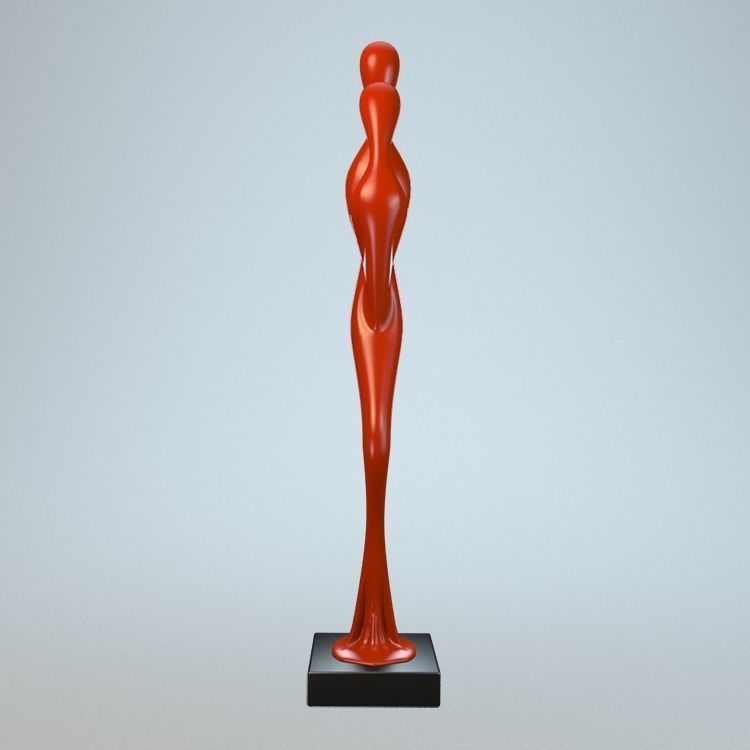 Kiss Sculpture P 3D print model_7