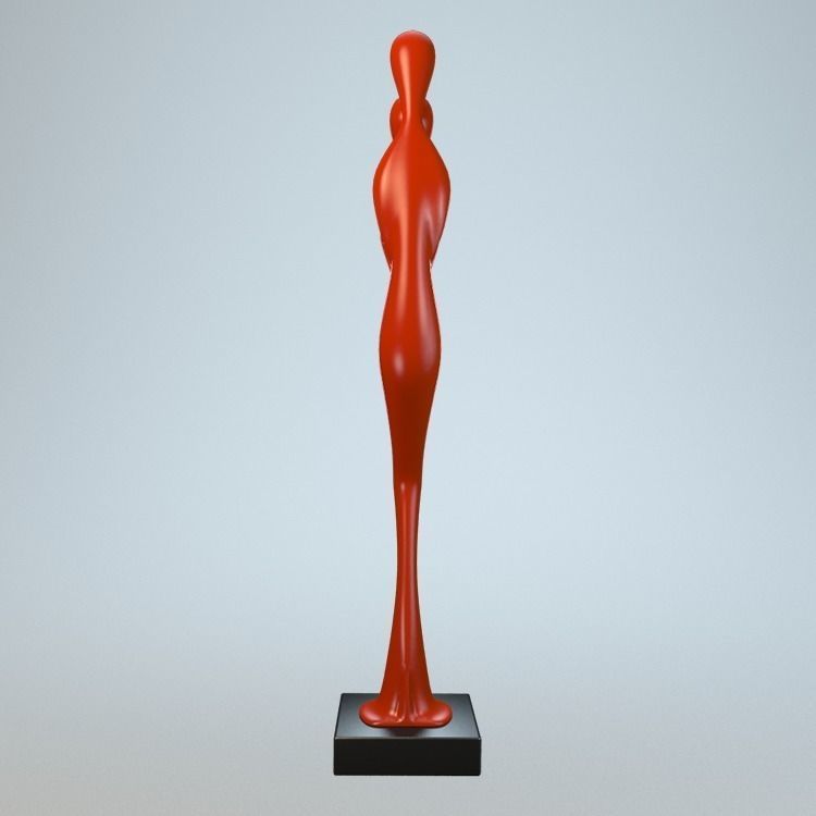 Kiss Sculpture P 3D print model_3