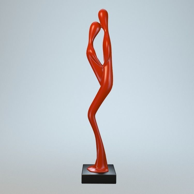 Kiss Sculpture P 3D print model_5