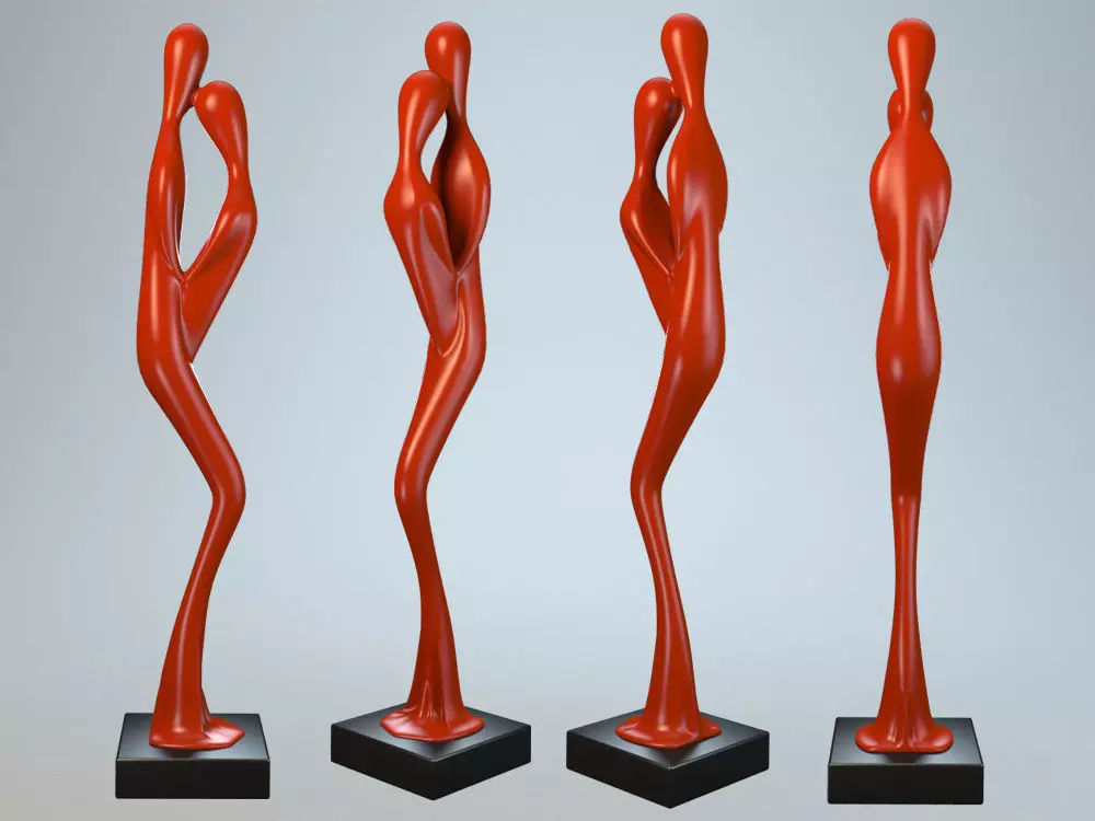 Kiss Sculpture P 3D print model_0