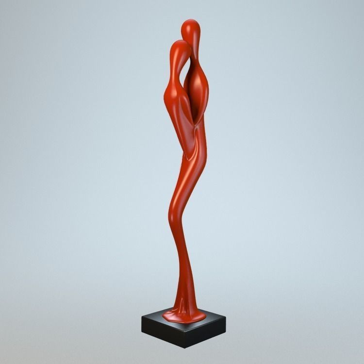 Kiss Sculpture P 3D print model_6