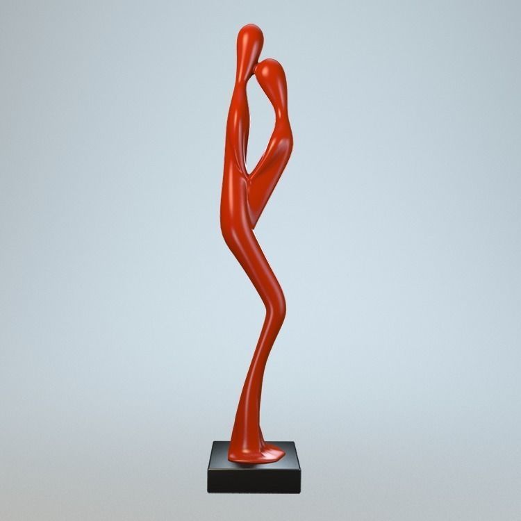 Kiss Sculpture P 3D print model_1