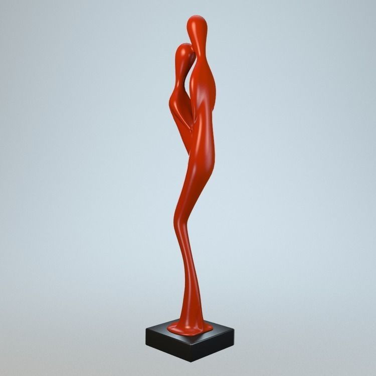 Kiss Sculpture P 3D print model_4