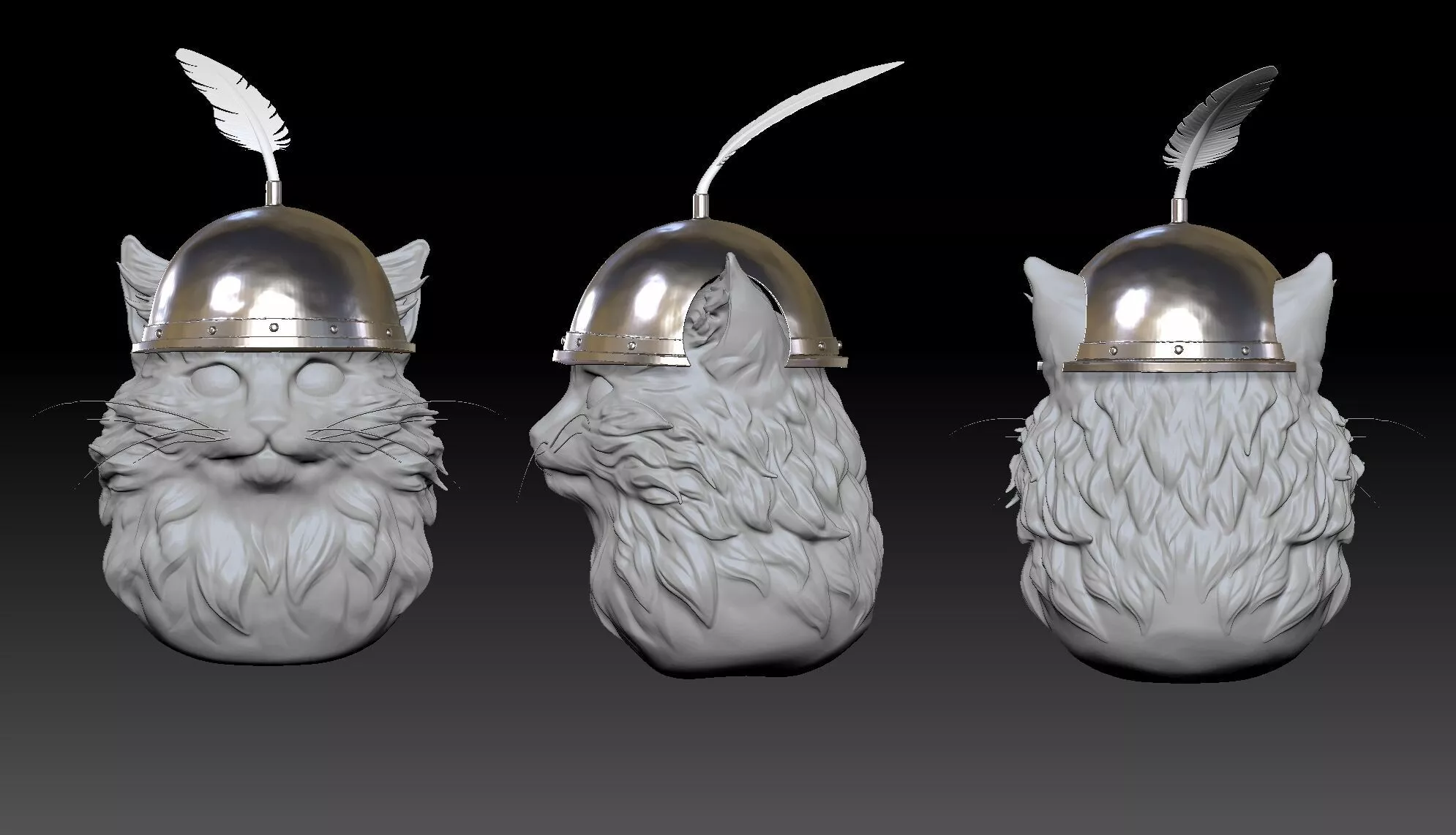 Crimson Desert - Cat Helmet 3D print model