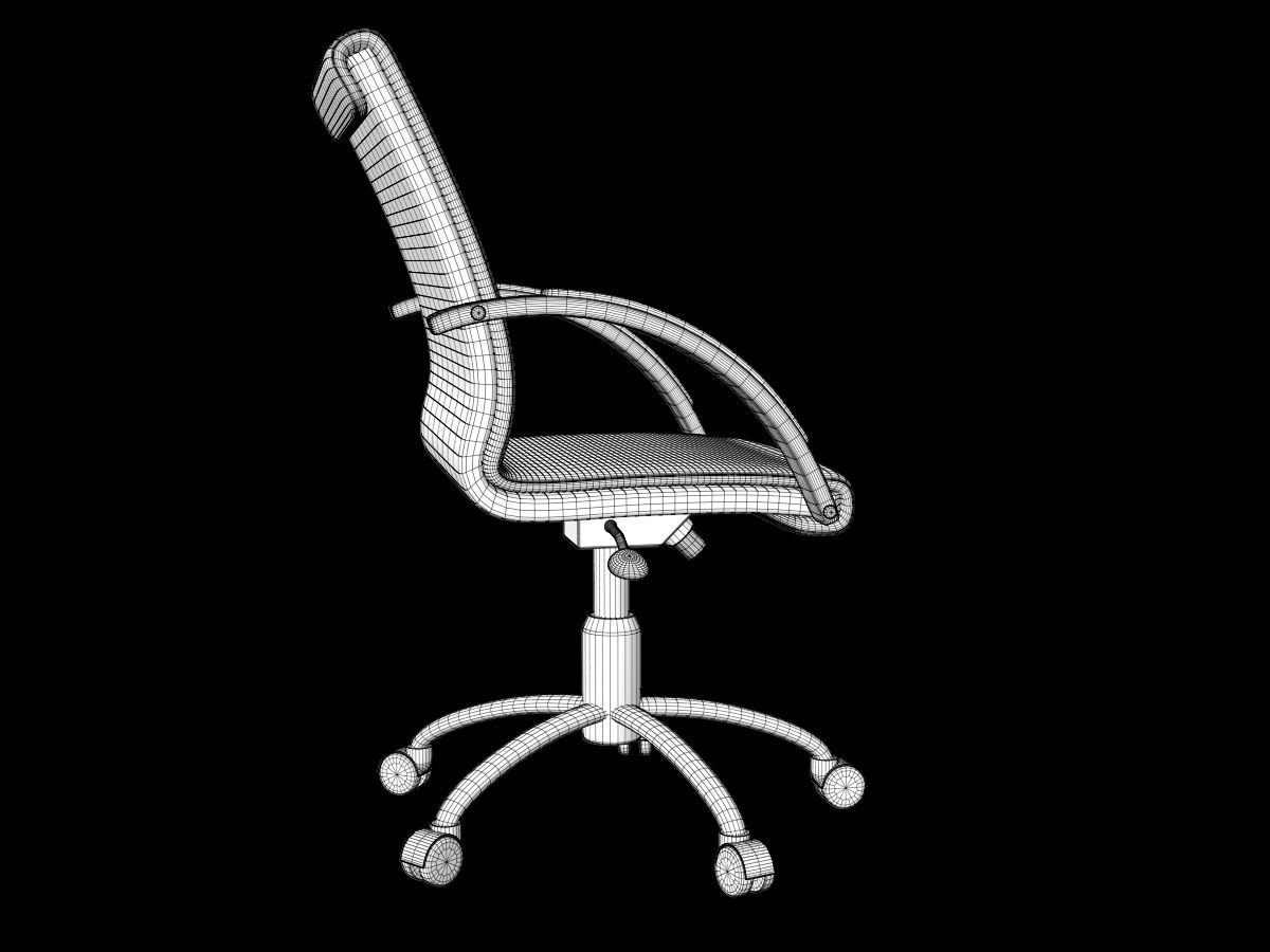 Office Chair 3D model_7