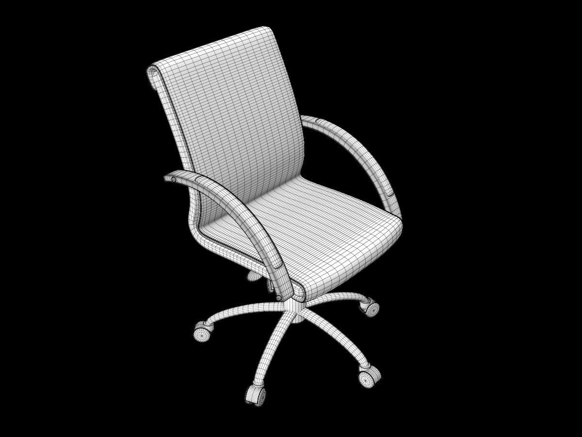Office Chair 3D model_8