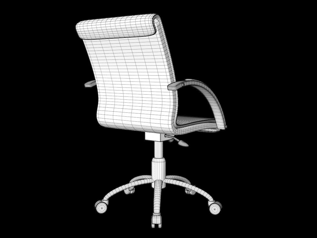 Office Chair 3D model_4