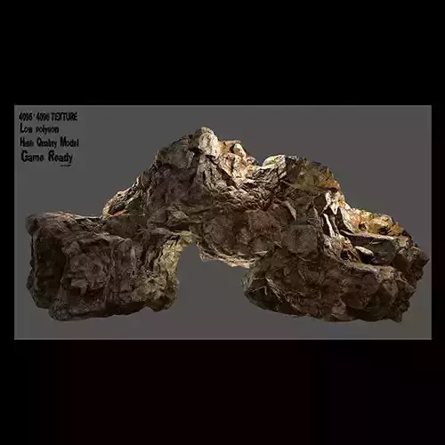 Rock Low-poly 3D model